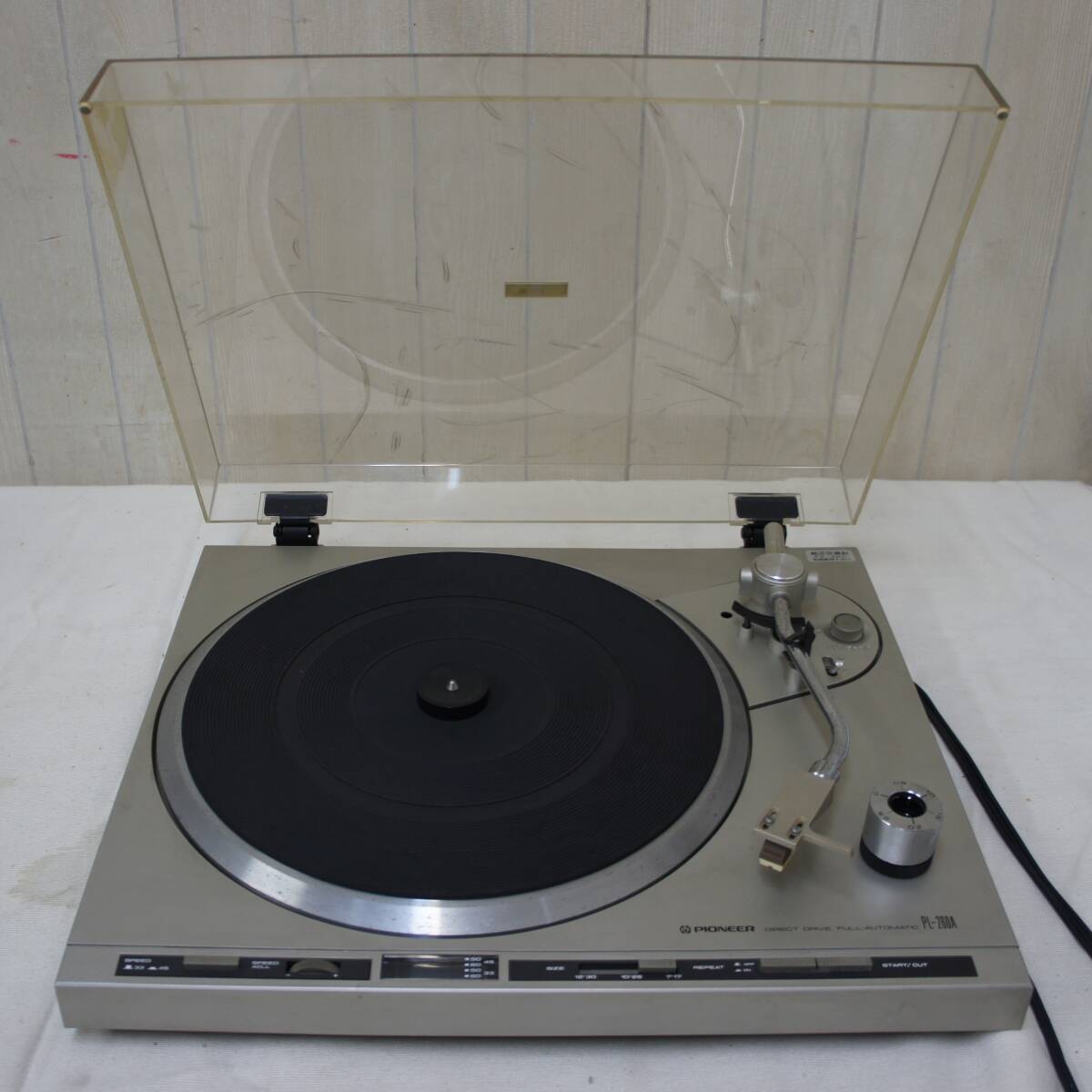 ジャンク品☆PIONEER☆レコードプレーヤー☆ターンテーブル☆PL-260A☆ヴィンテージ☆☆針なし☆504S4-E16934拍卖
