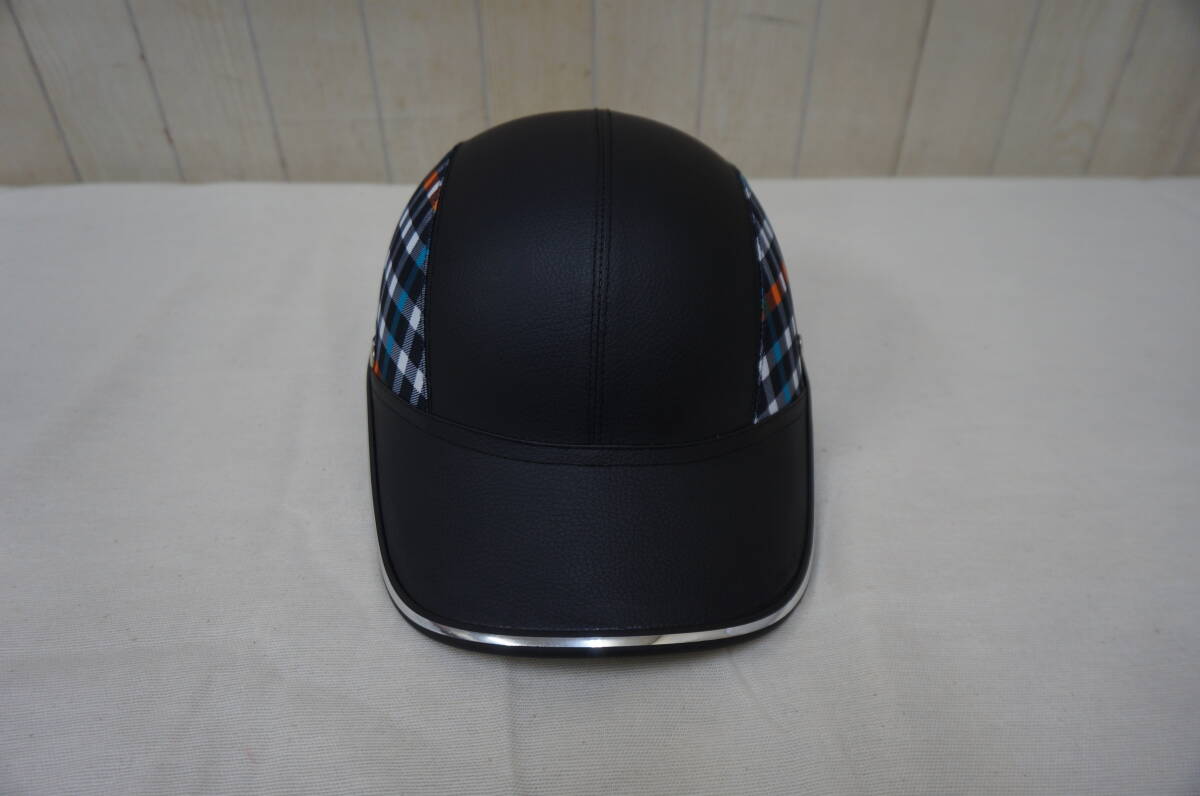 美品☆自転車ヘルメット☆サイクルヘルメット☆大人用☆チェック柄/ブラック☆フリーサイズ☆504S4-J16700拍卖