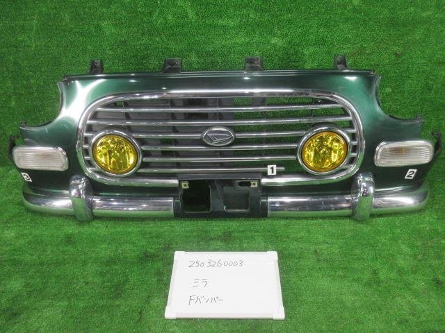ダイハツ ミラジーノ UA-L700S フロントバンパー G37 イエローフォグ付き ミニライトスペシヤル 405090拍卖