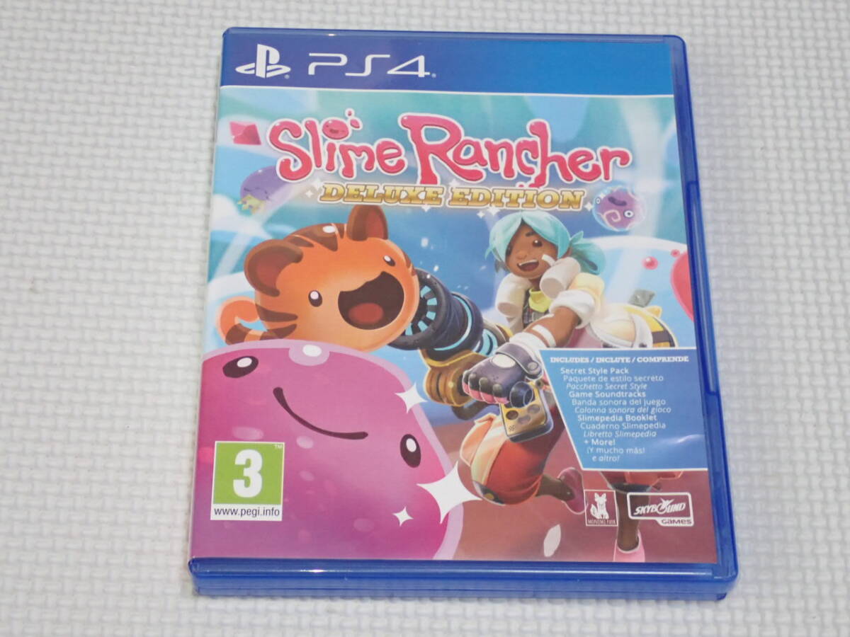 PS4★Slime Rancher DELUXE EDITION 海外版 EU版 日本語表記あり ケース傷み★箱付・ソフト付拍卖