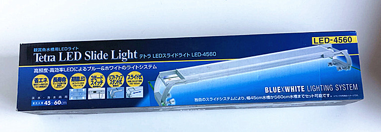 Tetra テトラ LEDスライド 45~60cm水槽用 伸縮可能 長寿命 高照度ライト 3モードスイッチ 観賞魚用品 水槽用品 (G4) 拍卖
