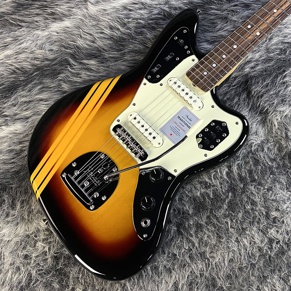 Fender Made in Japan Traditional 2025 Collection 60s Jaguar Competition 3-Color Sunburst / Aged Natural拍卖