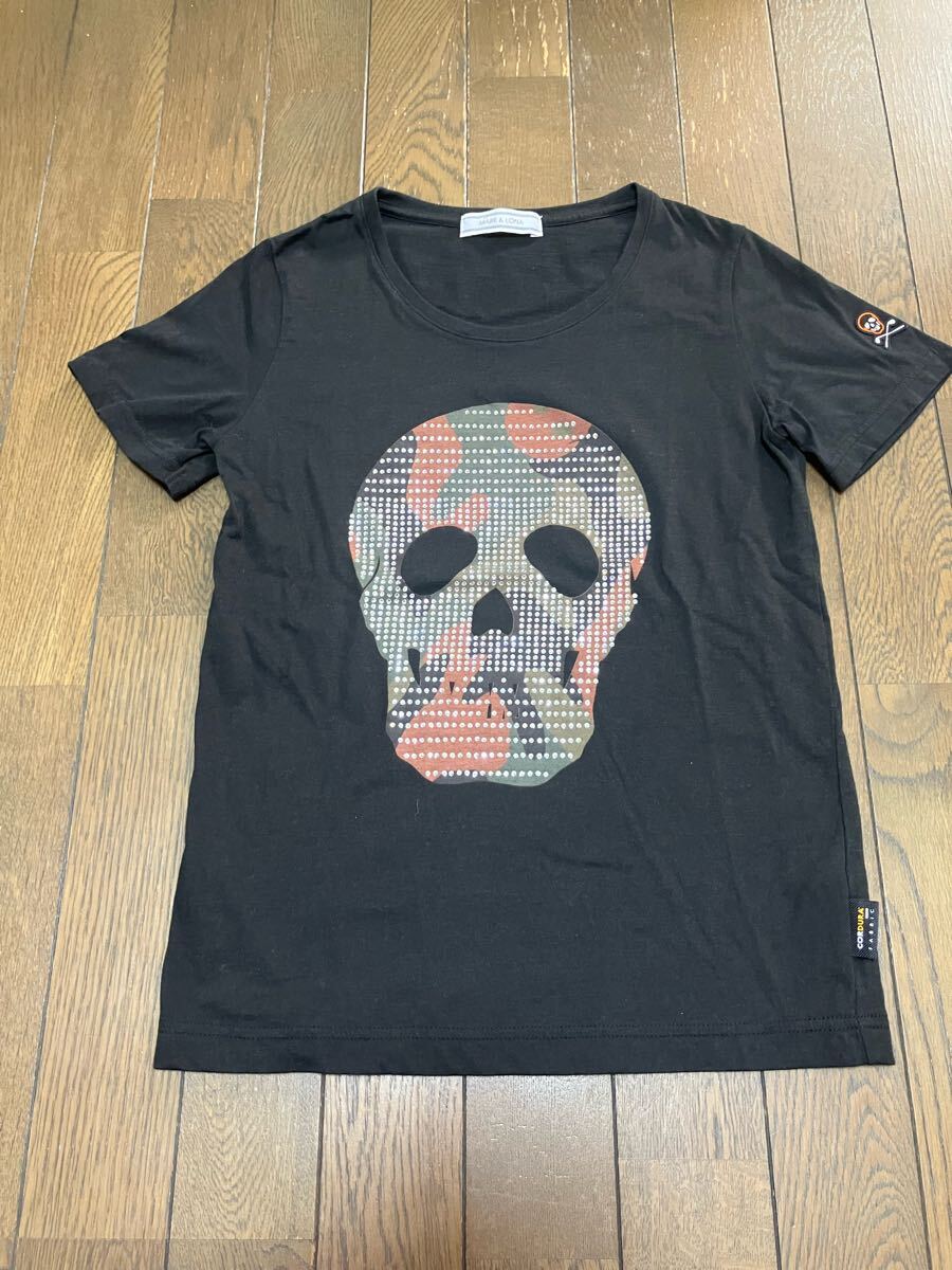 ★MARK&LONA★スカルデザイン Tシャツ (黒)拍卖