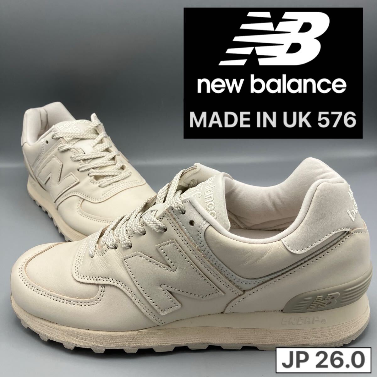 ◆未使用 WH UK7.5 jp26.0 ニューバランス スニーカー 576拍卖