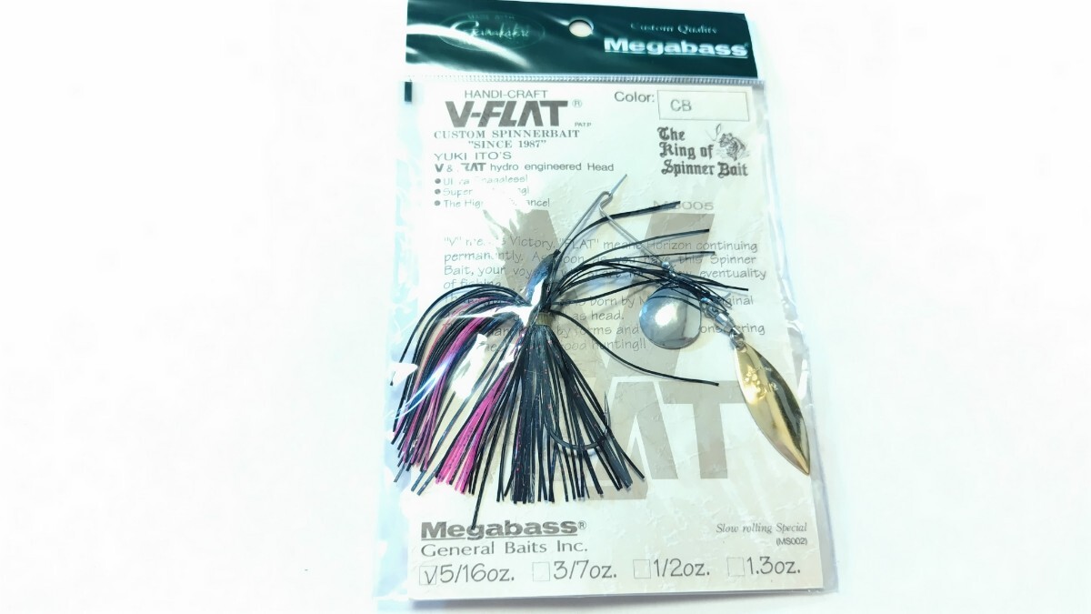 メガバス Vフラット⑥ 5/16oz CB タンデム【未開封】Megabass V-FLAT拍卖