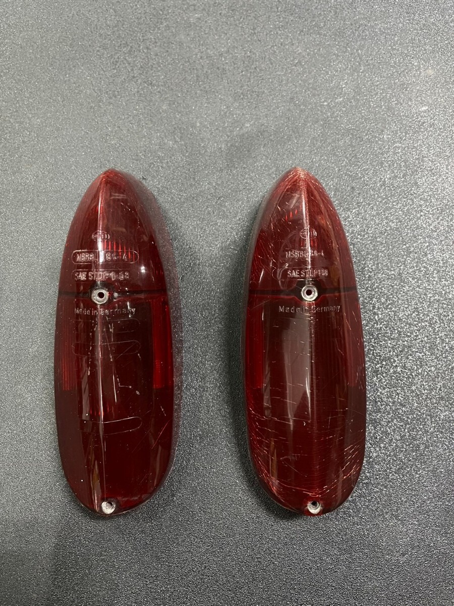 P36 旧車 希少 VW ワーゲン 空冷 1966~1969 TYPE3 タイプ3 タイプIII テールランプ レンズ 左右セット MSBBL86-4拍卖