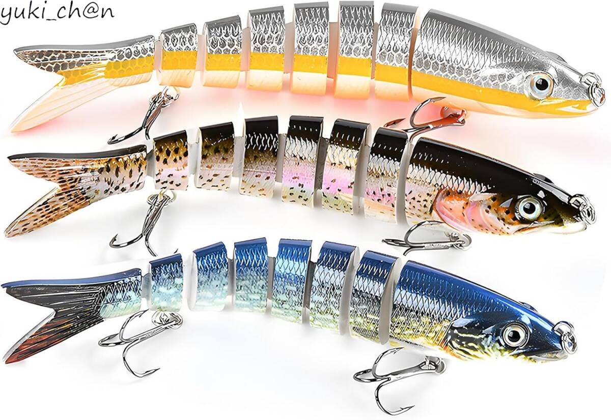 ルアー シーバス 3本セット 13.5cm 19.5g 海釣り 川釣り 家族釣りを楽しむのに最適 子供にも扱いやすい 趣味 釣り アウトドア拍卖
