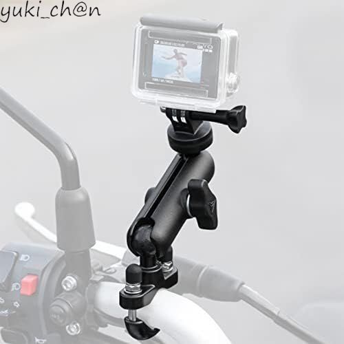 カメラマウントホルダー 自転車 360°回転 角度調整 1/4スレッド付き ホルダー バイク オートリップマウント拍卖