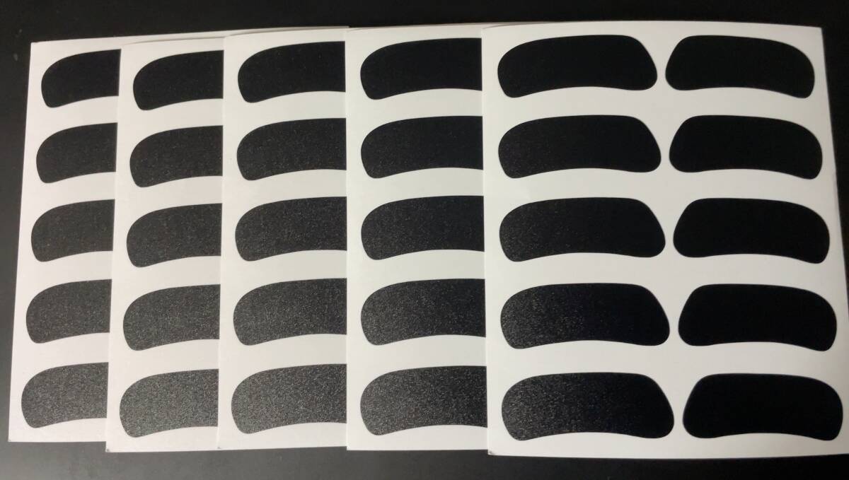 アイブラック アイステッカー スポーツ 眩しさ防止 50枚(5シート)拍卖