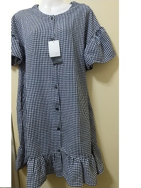 ●新品大きなフリルデザイン涼しいワンピースMLサイズ【フリー】表示拍卖