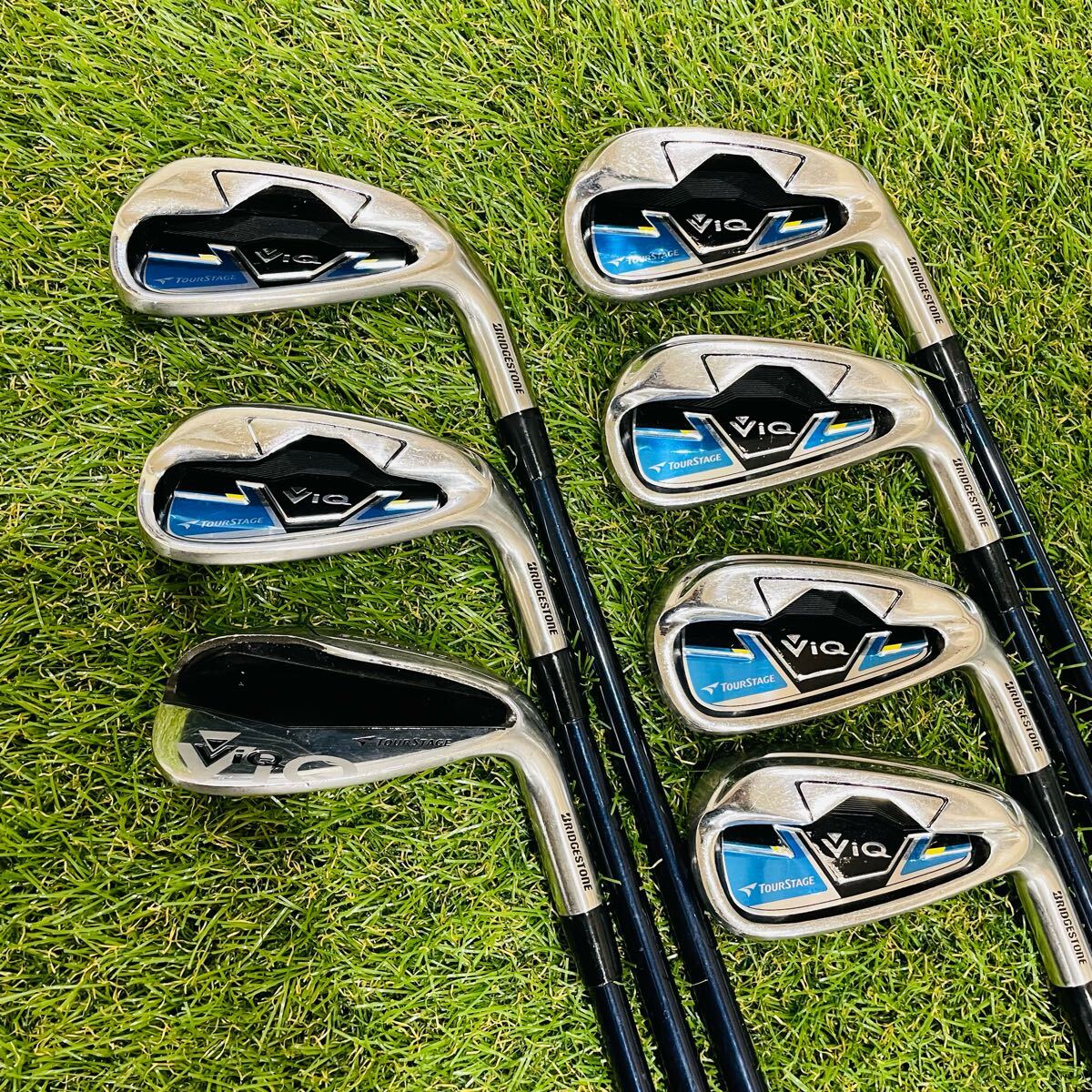 【男性用】TOURSTAGE ViQ アイアンセット 7本 オリジナルカーボン(R)右利き BRIDGESTONE ブリヂストン拍卖