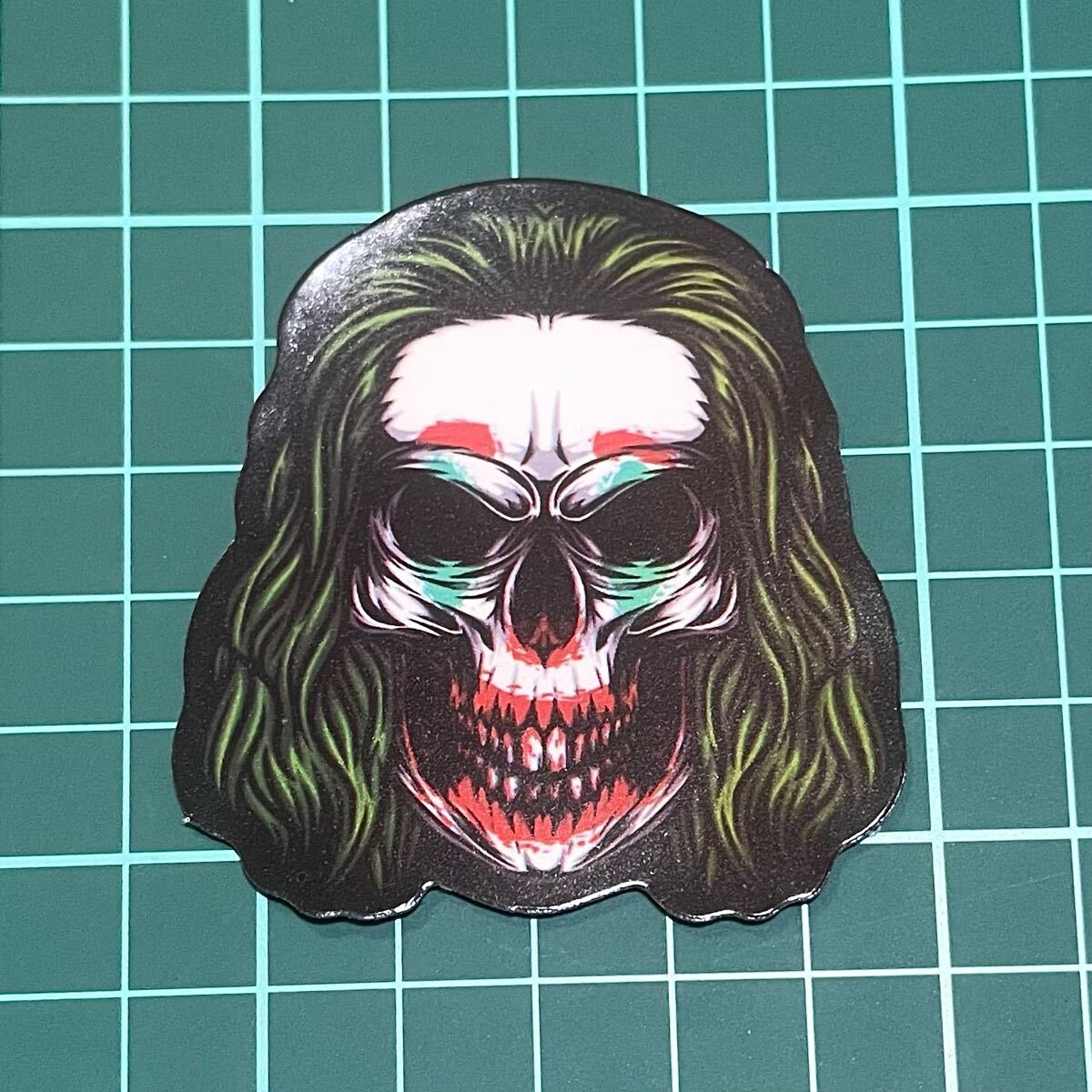 ST254 ステッカー シール スカル ジョーカー ドクロ ロック スマホケース拍卖