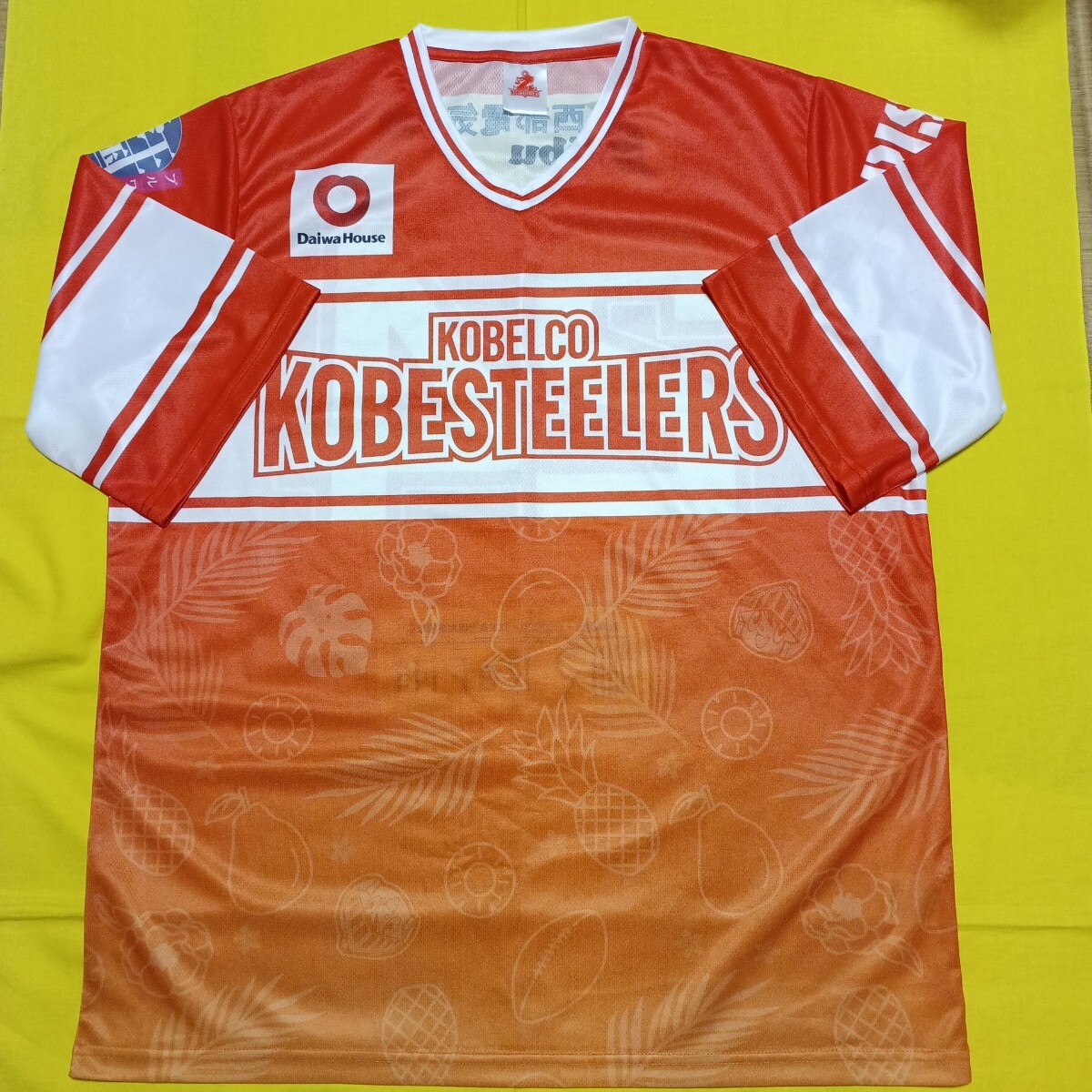 ★神戸 コベルコスティーラーズ ユニフォーム 2024~2025年 ホッケーシャツ ガールズフェスタ フリー 非売品 リーグワン ラグビー 神戸製鋼拍卖