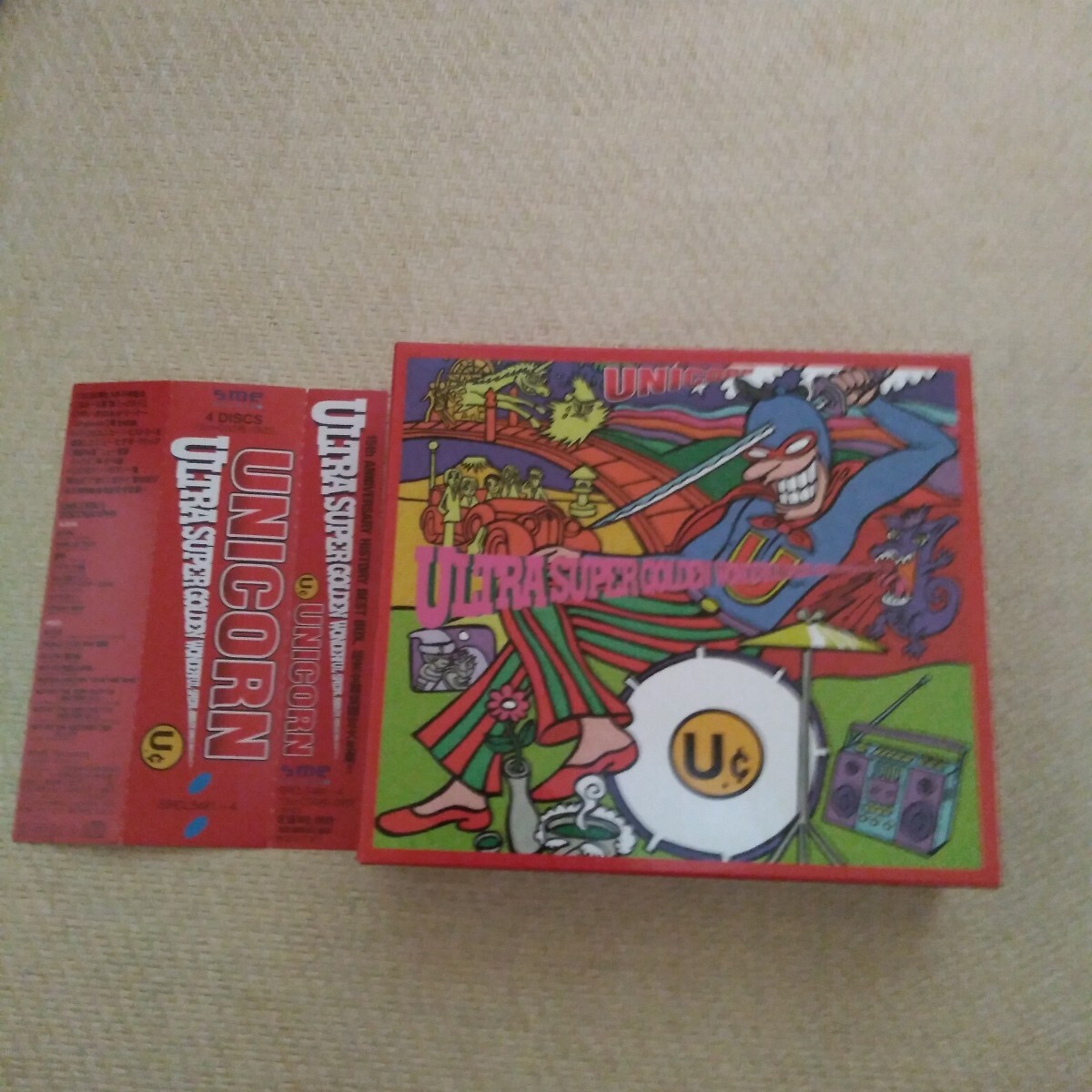 ユニコーン CD ULTRA SUPER GOLDEN WONDERFUL SPECIAL ABSOLUTE COMPLETE PERFECT SUPREME TERRIFIC ULTIMATE...(完全生産限定盤) 奥田民生拍卖