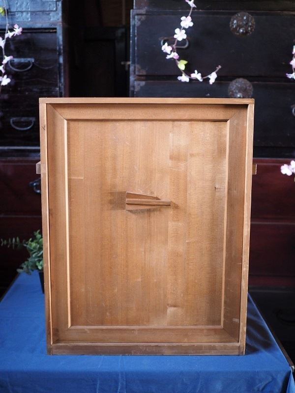 昭和レトロな茶道具入れ 昭和後期 古録展 送料別 Fサイズ 中古 品番S105012拍卖