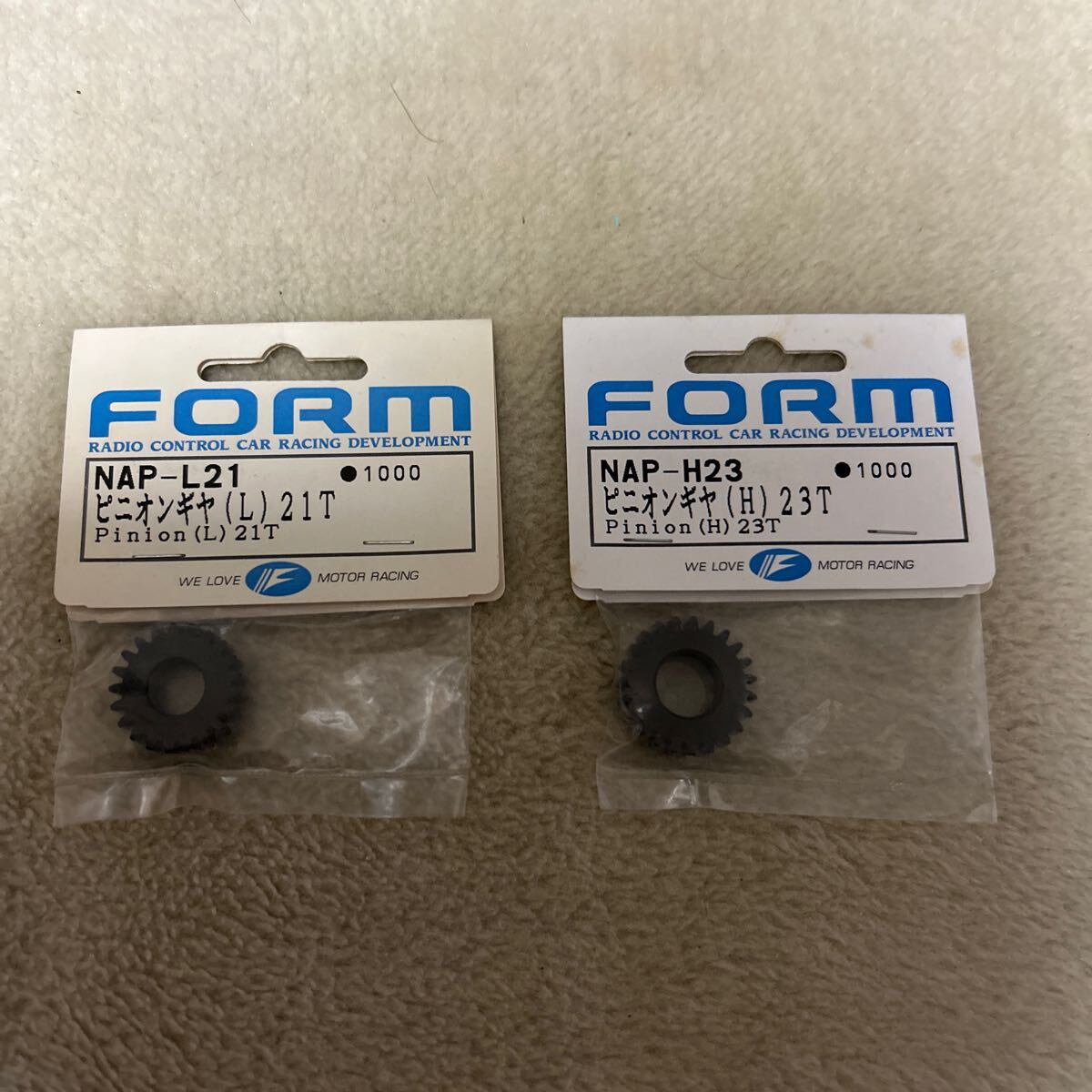 FORM kyosho 4サイクル スーパーテン FW03 FW04 2スピード ピニオンギヤ Lo Hi セット 23H 21L NAP-H23 NAP-L21 フォルム 京商 スーパー10拍卖