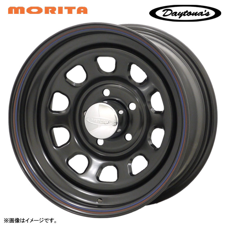 送料無料 森田システム DAYTONA'S 6J-14 +30 4H-100 (14インチ) 4H100 6J+30【2本セット 新品】拍卖