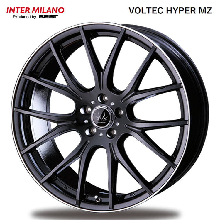 送料無料 インターミラノ INTER MILANO VOLTEC HYPER MZ 8J-20 +38 5H-114.3 (20インチ) 5H114.3 8J+38【1本単品 新品】拍卖