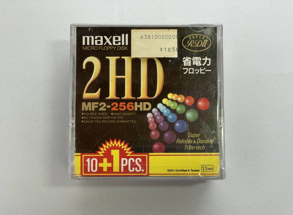 【未使用/未開封・希少】★maxell:フロッピーディスク/FD・10+1PCS(MF2-256HD)★拍卖