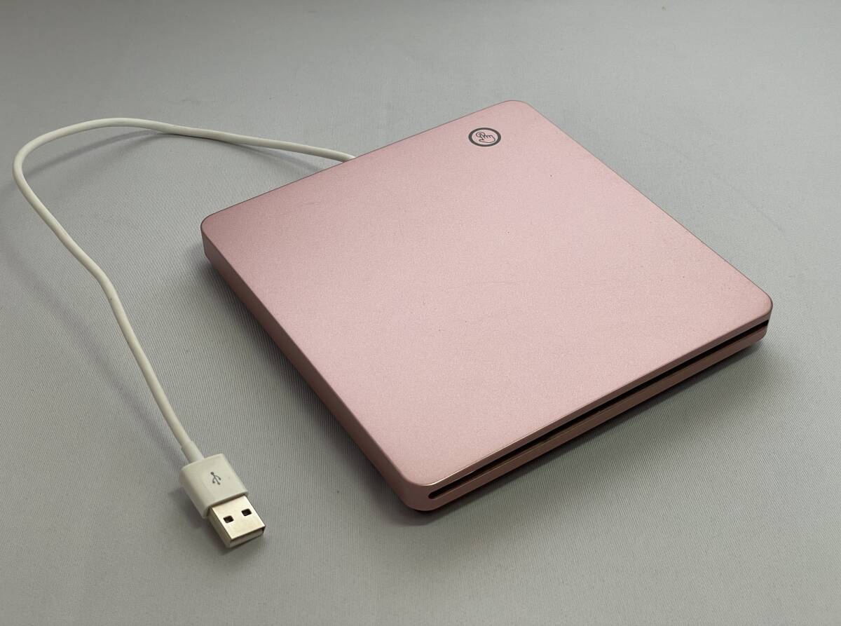 【中古・美品/超希少/動作確認済】★外付けDVD/CDドライブ・ピンク(USB:タッチ吸引式 )★拍卖