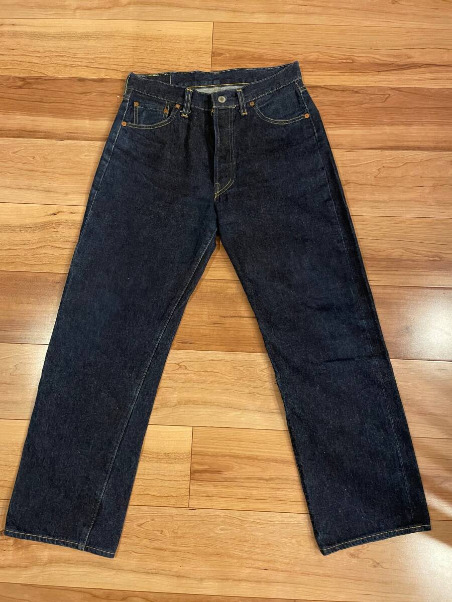 ★LEVI'S リーバイス LEVIS デニム リジット 赤ミミ 55モデル 55501-0003 アメリカ製 W31 バレンシア 555拍卖