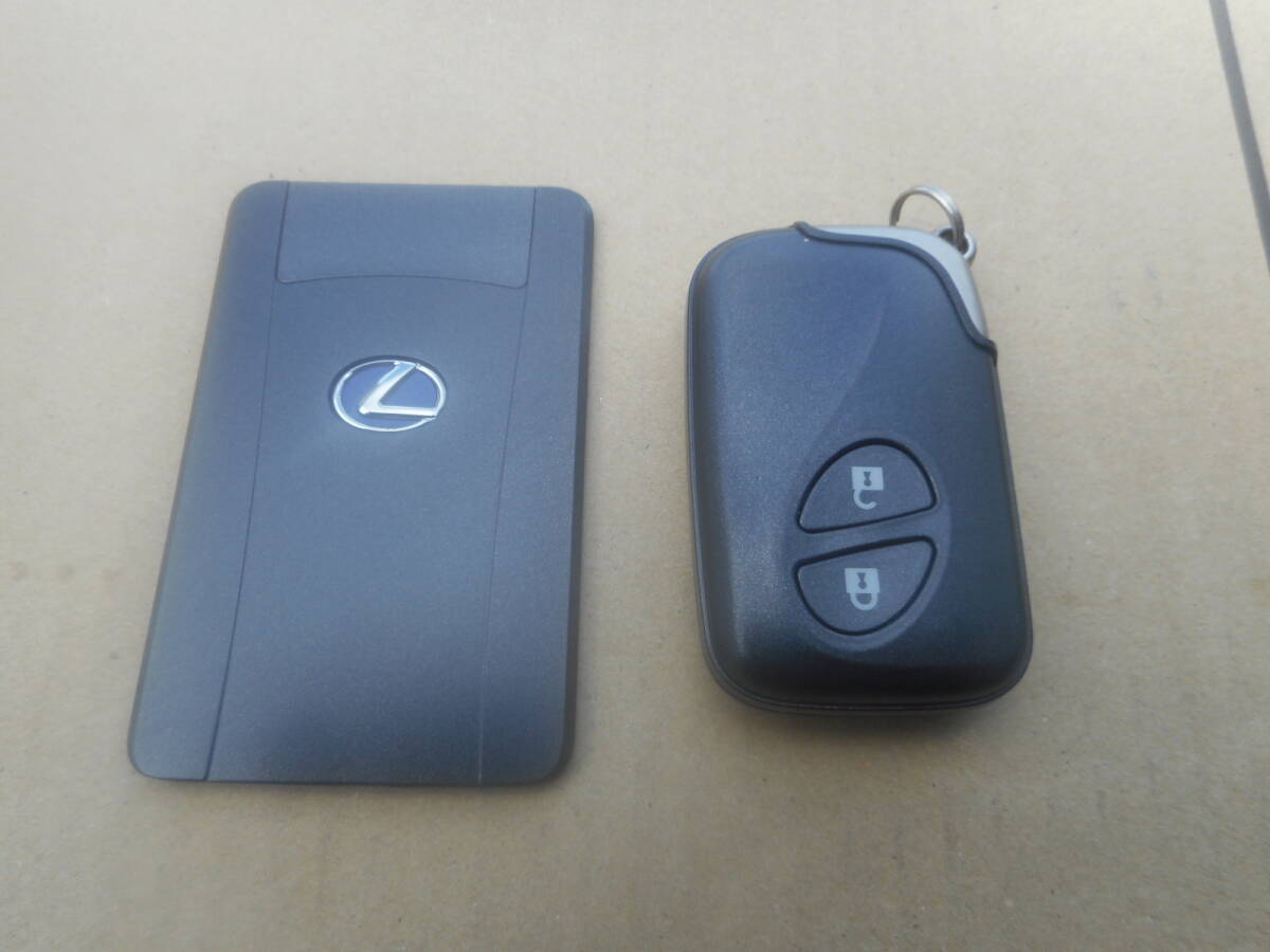 LEXUS レクサス キーレス スマートキー カードキー付 2ボタン 動作確認済み拍卖