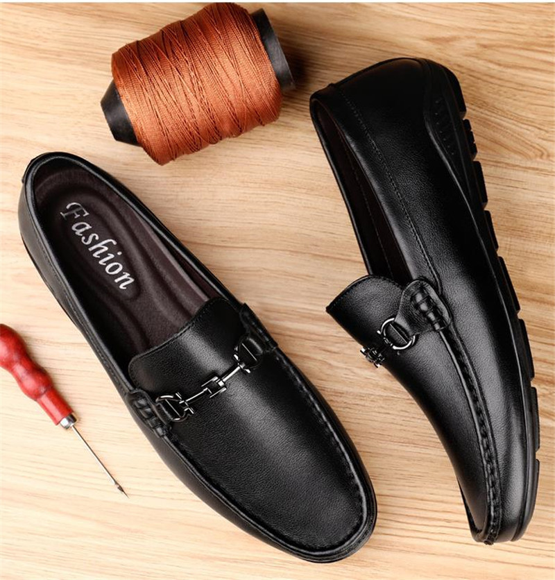 ローファー ビジネスシューズ メンズ春秋新品 スリッポン ドライビングシューズ カジュアル 色*サイズ選択可 紳士靴 黒 26.5cm拍卖