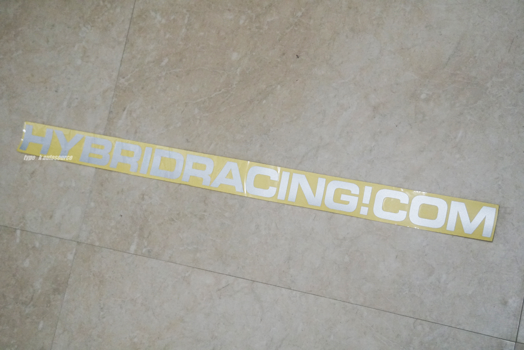 HYBRID RACING 夜行 反射 バナーデカール USDM北米JDM HONDAホンダ CIVICシビック FD2 FK7 FK8 ACURA K20A K24A TSXアコード RSXインテグラ拍卖
