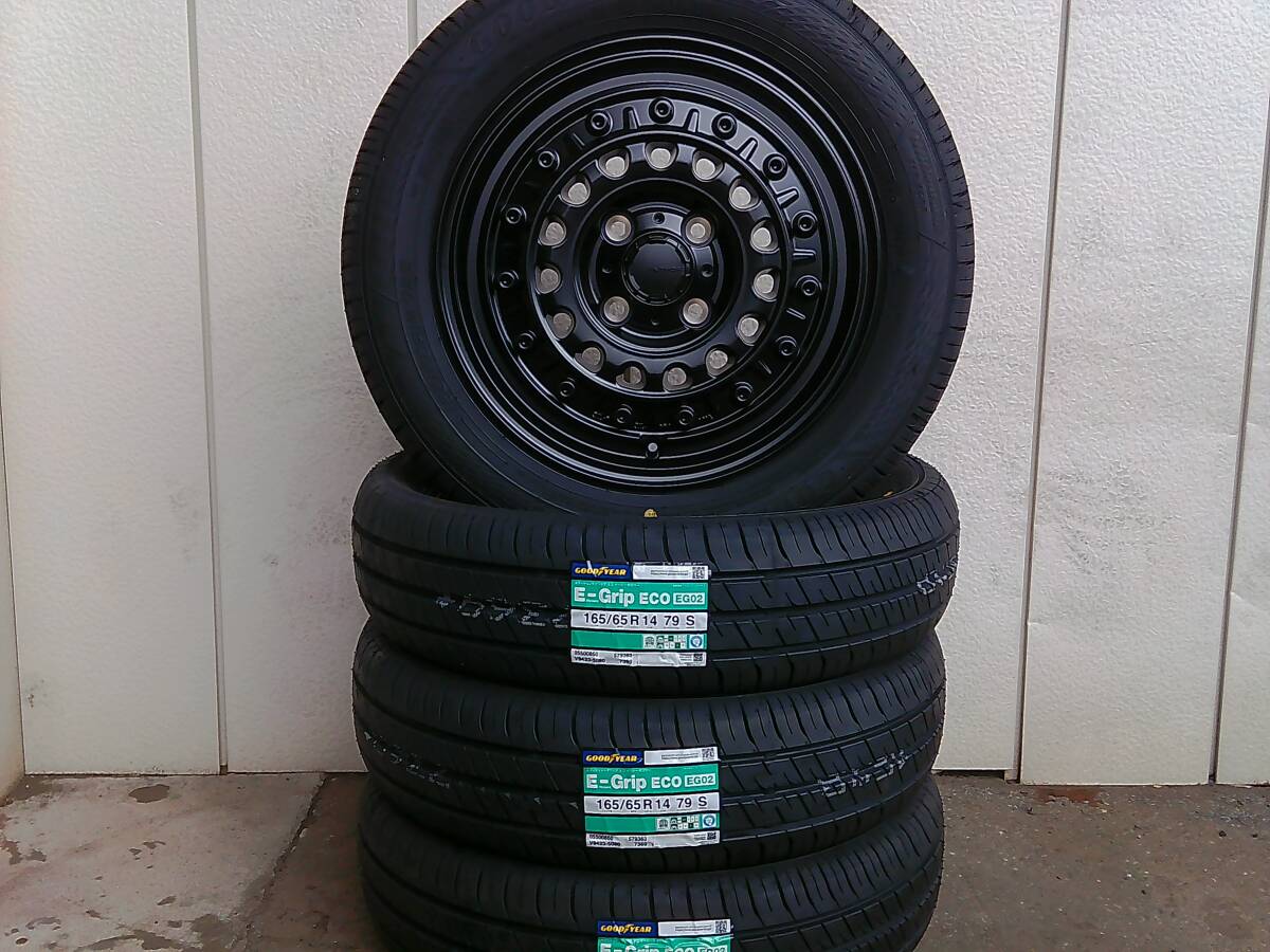 2025年製タイヤ☆グッドイヤーEG02☆165/65R14☆タンク・ルーミー・トール・パッソ・ジャスティ☆ハイブロックターマー☆Hu拍卖