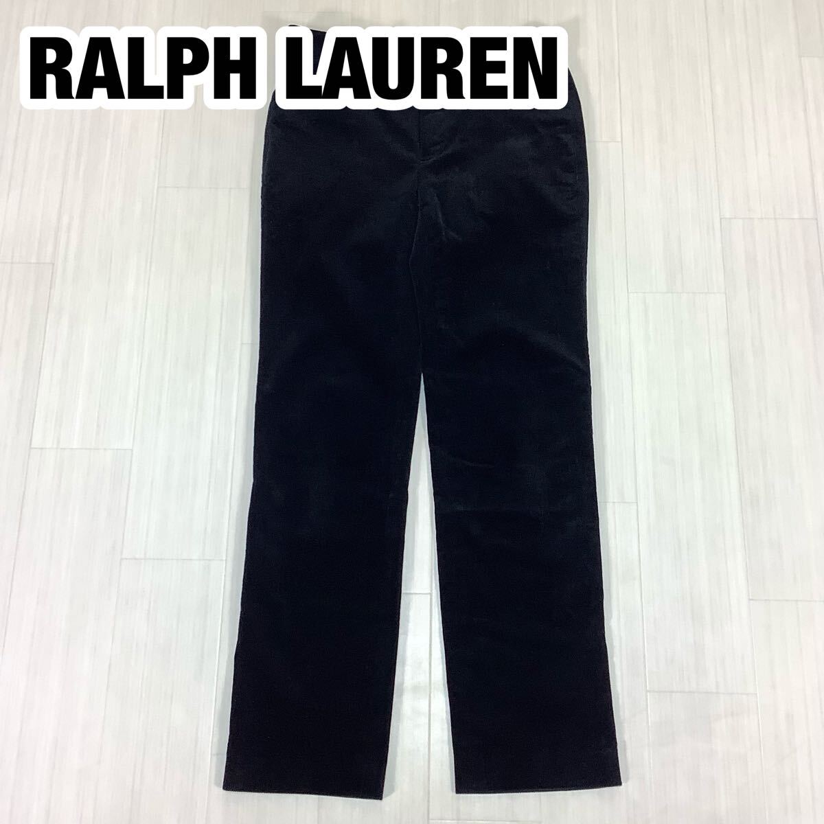 RALPH LAUREN ラルフローレン コーデュロイパンツ 5 ブラック 細畝 ストレッチ有拍卖
