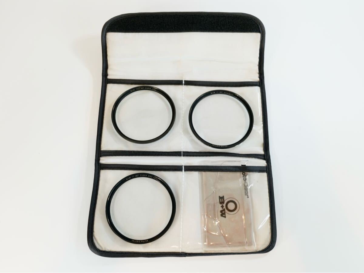 B+W 77ミリ フィルター3枚セット ケース付き拍卖