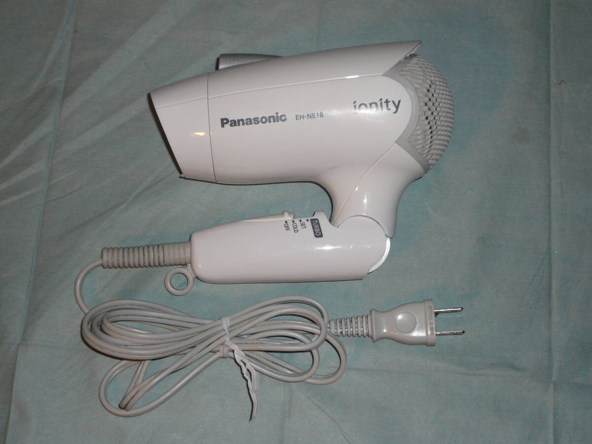 Panasonic パナソニック ionity イオニティ ヘアードライヤー EH-NE18 ホワイト 18年製拍卖