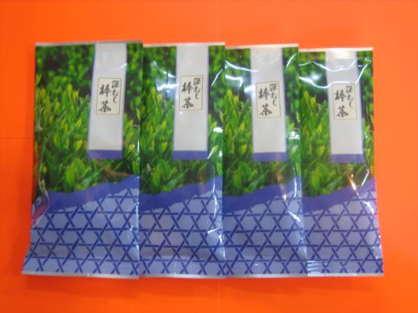 2025年産 抹茶入り深むし茶棒茶100gX4本・くき茶・かりがね深蒸し茶 緑茶(1番茶新芽農薬を散布していません)拍卖