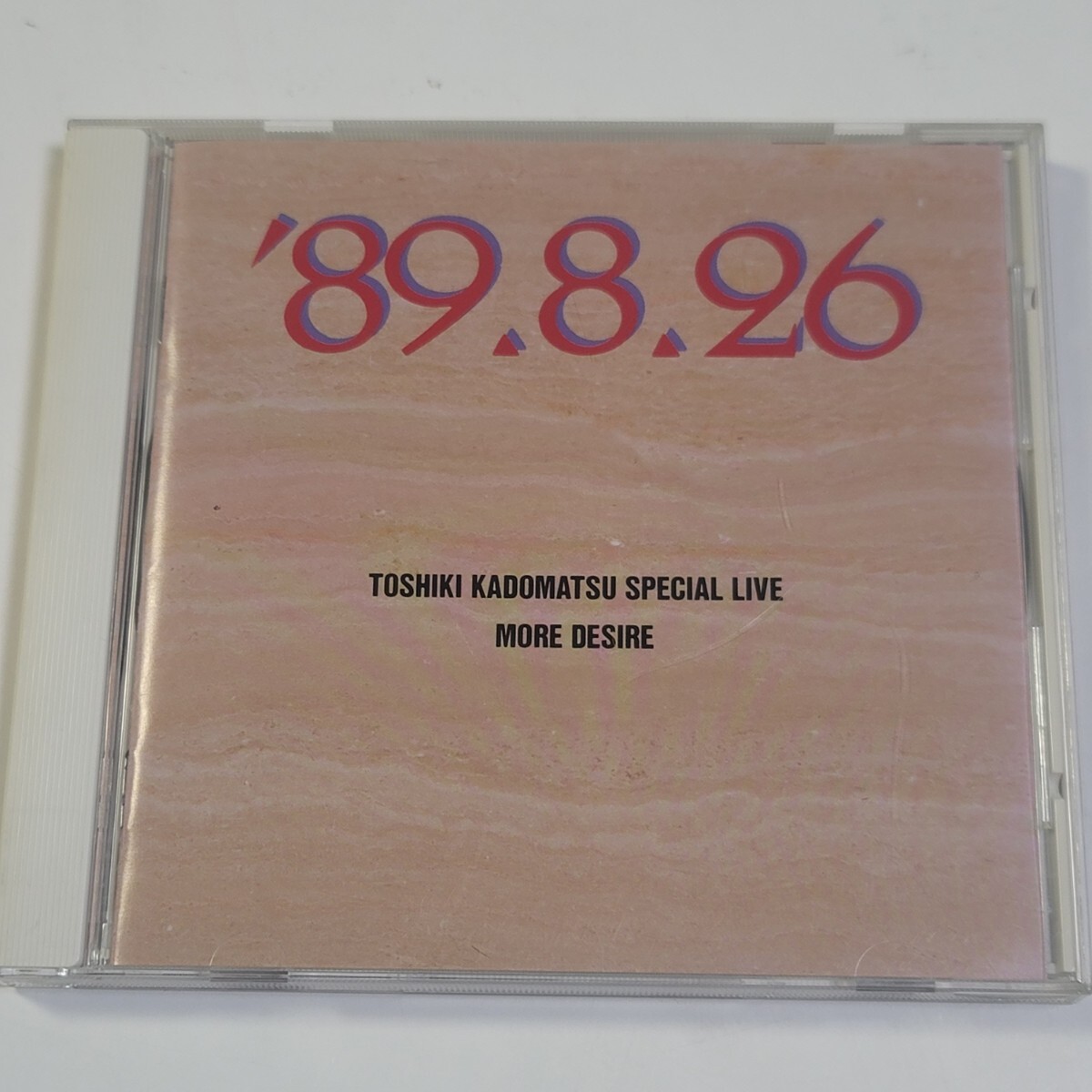 〈ディスク美盤〉CD 角松敏生 '89.8.26 SPECIAL LIVE MORE DESIRE / はっぴいえんど カヴァー ライヴ 鈴木茂 シティポップ M32D-1006拍卖