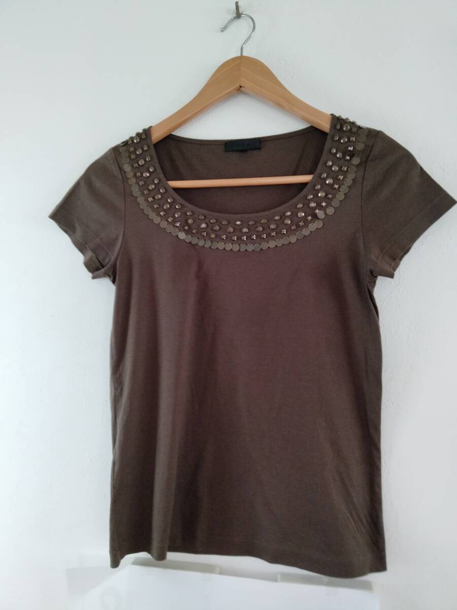 icb美品M★数回着用★襟スタッズ可愛い★ブラウン系★日本サイズ M拍卖