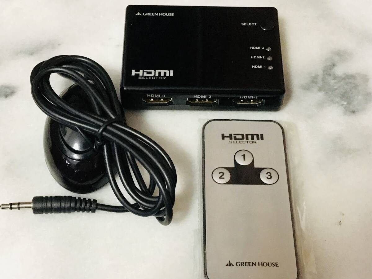 ★未使用★グリーンハウス GH-HSW301 3ポートコンパクト HDMIセレクター★即決★拍卖
