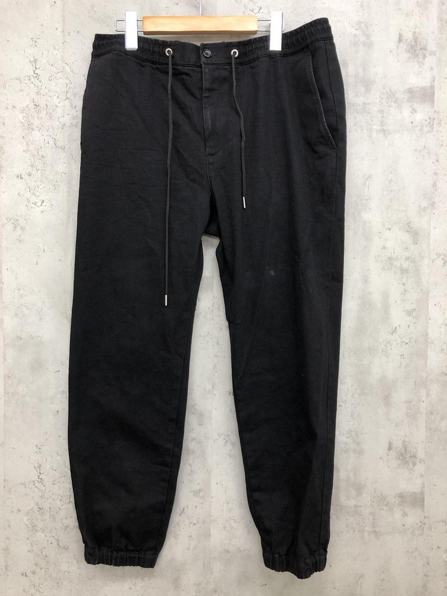 ゆうパケットOK FREAK’S STORE フリークスストア ドローコード コットン パンツ size縦M 横XL/黒 ■■ ☆ fdc8 メンズ拍卖