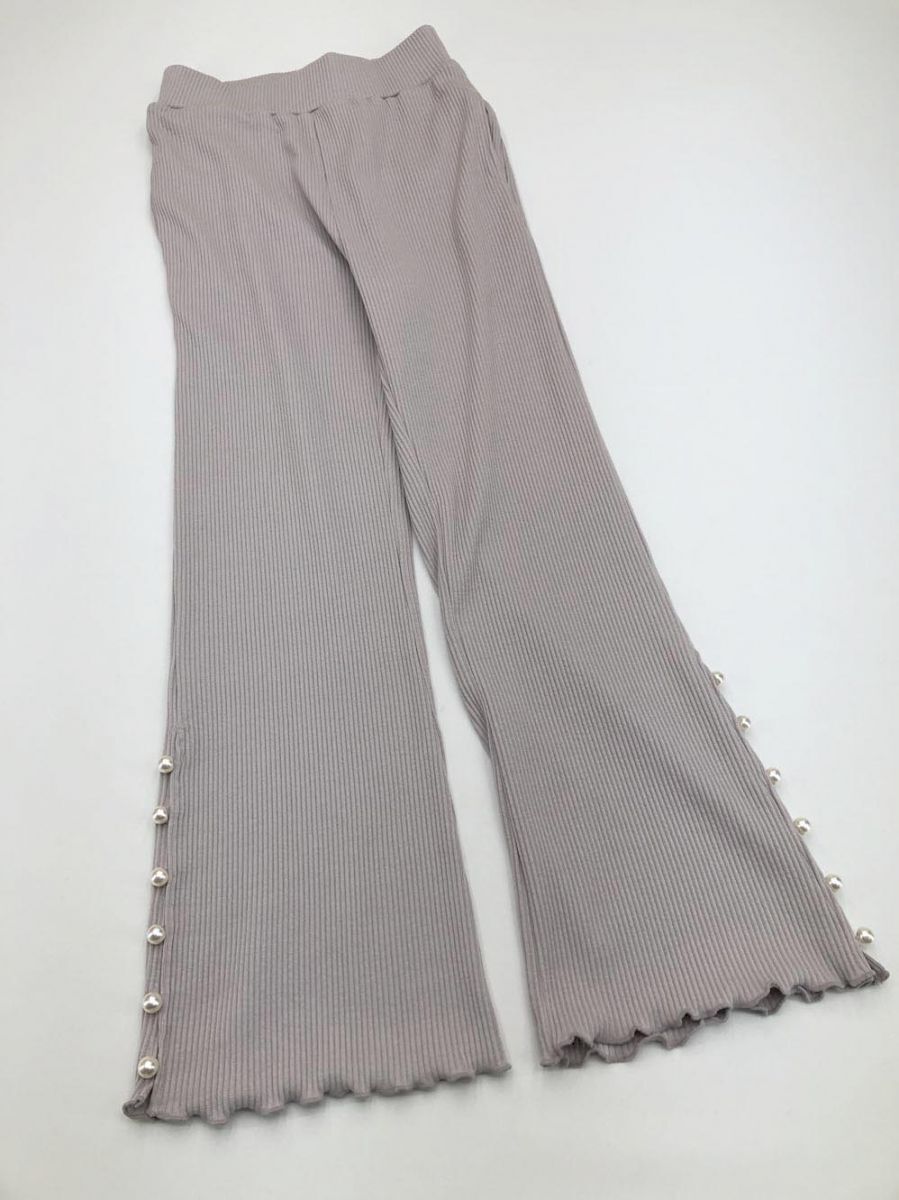 ゆうパケットOK 新品 natural couture ナチュラルクチュール イージー パンツ sizeF 510080/ラベンダー ■◇拍卖