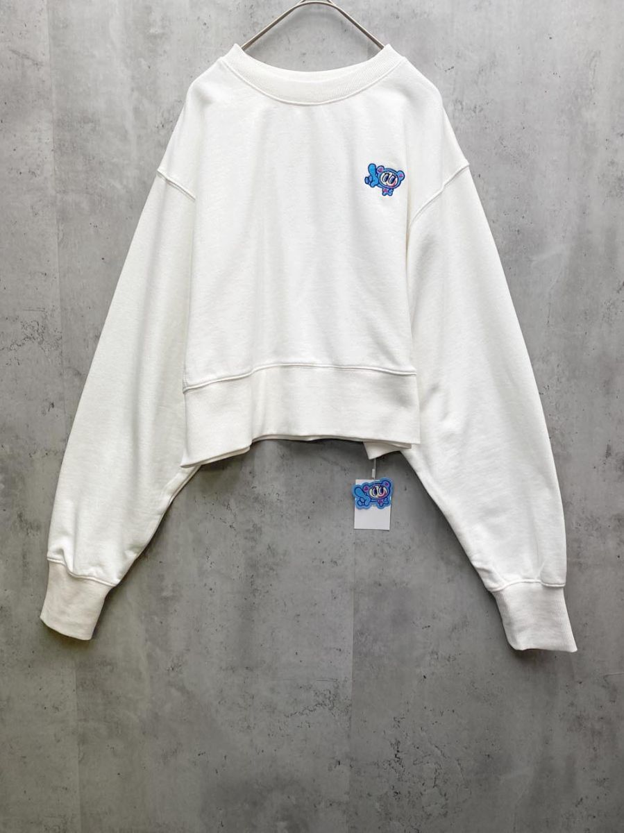 新品訳あり■ANGEL BLUE×natural couture エンジェルブルー ナチュラルクチュール クロップド プルオーバー sizeF/オフホワイト ■◇◎拍卖
