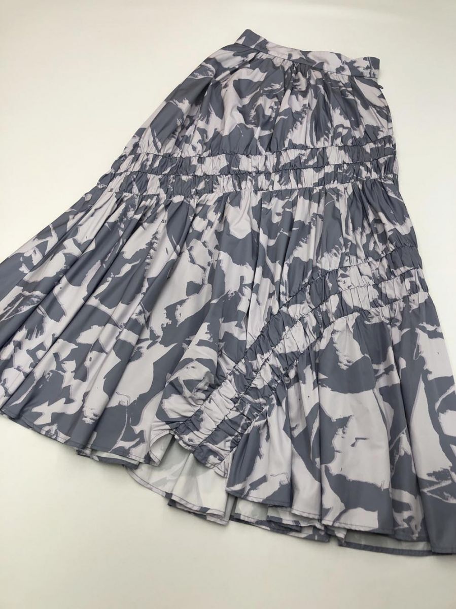 ゆうパケットOK rienda リエンダ 110FS631‐0940 フレア スカート sizeS/グレー ■■拍卖