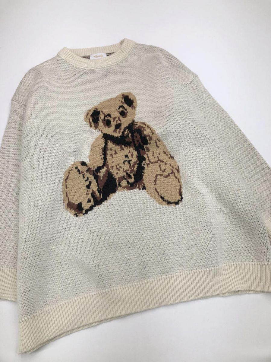 Randy ランディ 長袖 ニット セーター sizeF/ベージュ ◆■拍卖