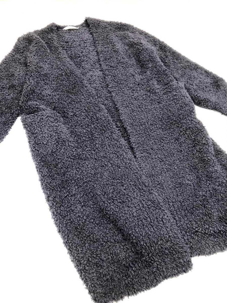 TORRAZZO DONNA トラッゾドンナ ロング カーディガン ガウン ネイビー ◆■拍卖