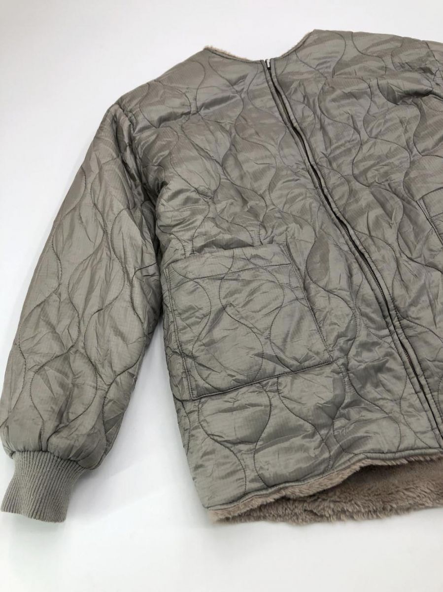 FREAK’S STORE ファー切替 キルティング リバーシブル 1359248900071 キルティング コート sizeF/カーキ ◆■◎拍卖