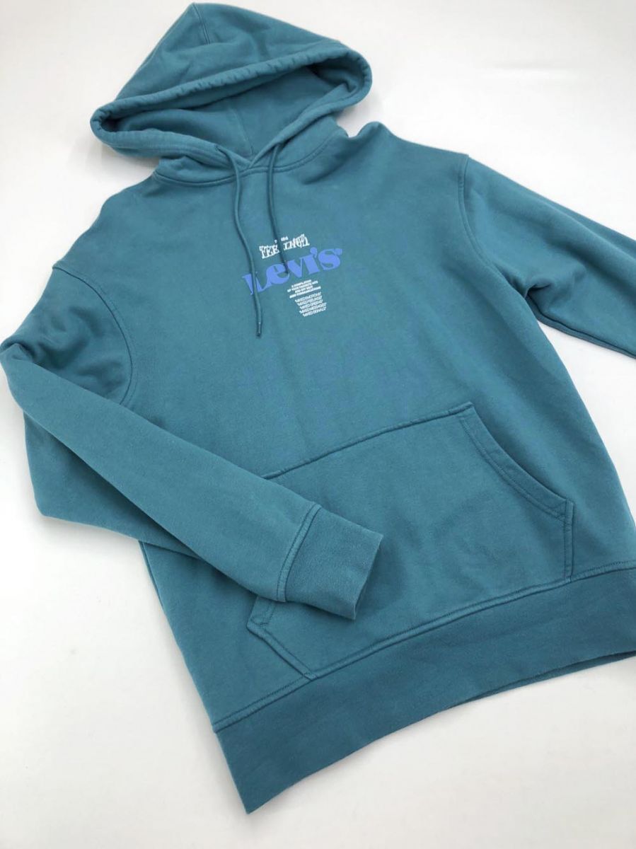 LEVI’S リーバイス パーカー スウェット sizeS/青 ◇■拍卖