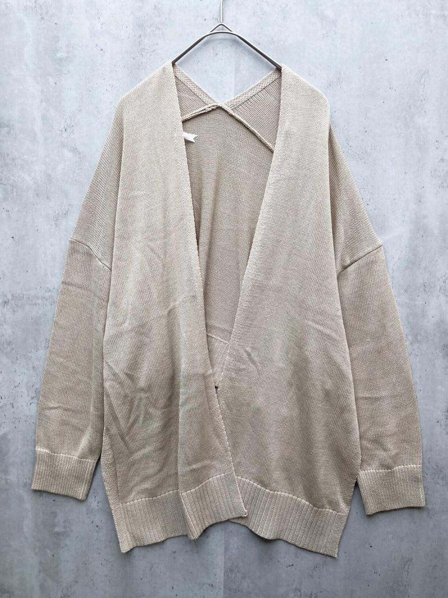 ゆうパケットOK 訳あり新品 willfully ウィルフリー 20SS-NT-17 ボレロ カーディガン sizeF/ベージュ ■◇◎拍卖