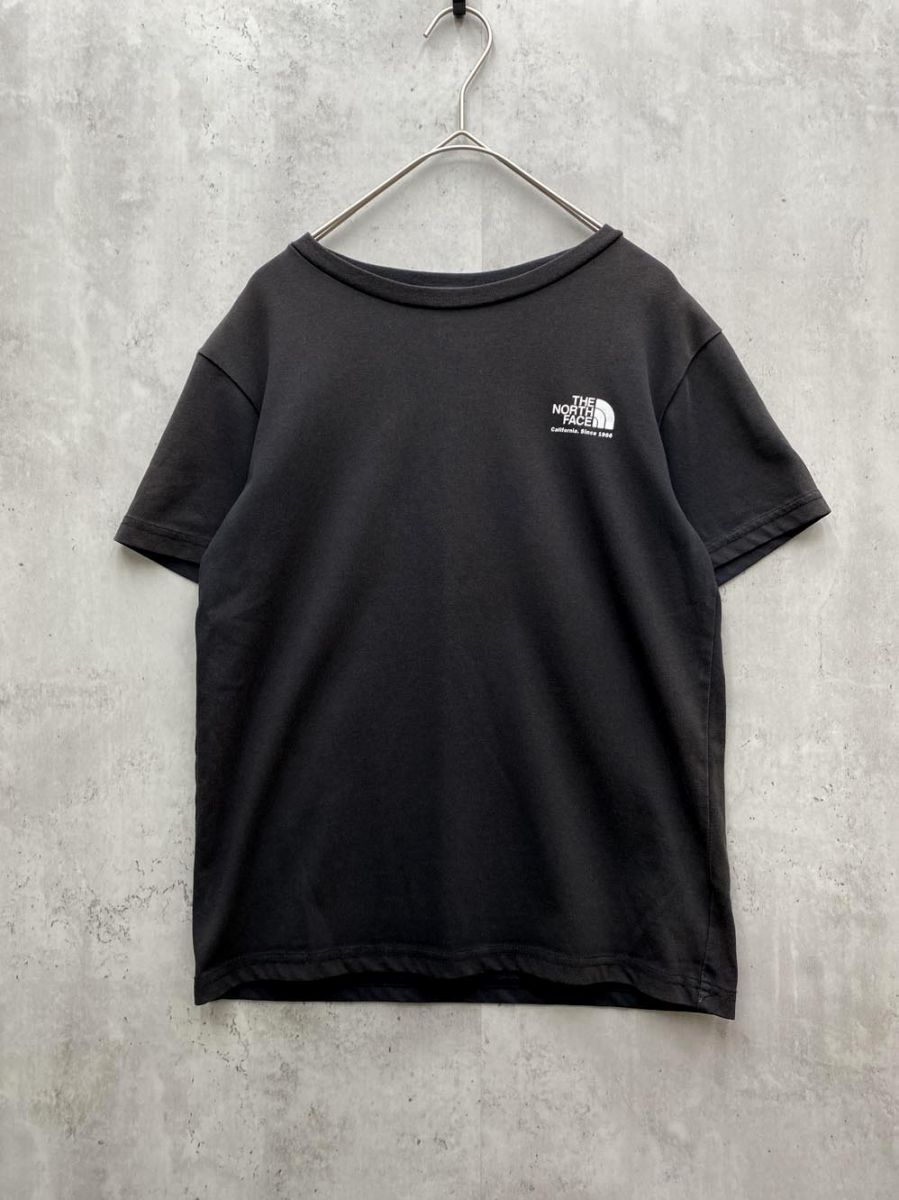 ゆうパケットOK THE NORTH FACE ザノースフェイス NTJ32258 半袖 ヒストリカルロゴティー カットソー size150/黒 ■◆拍卖