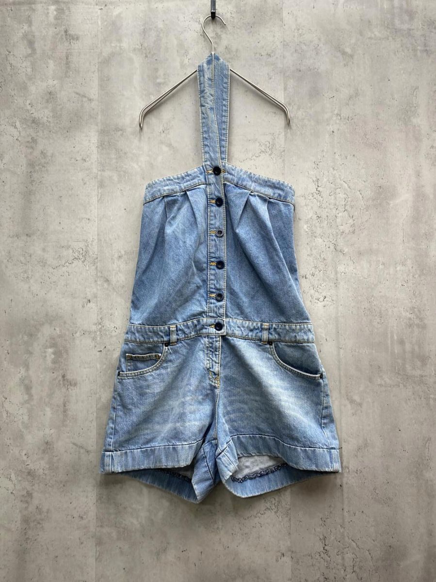 ゆうパケットOK SEE BY CHLOE シーバイクロエ サロペット オーバーオール sizeUSA2/水色 ■◆◎拍卖