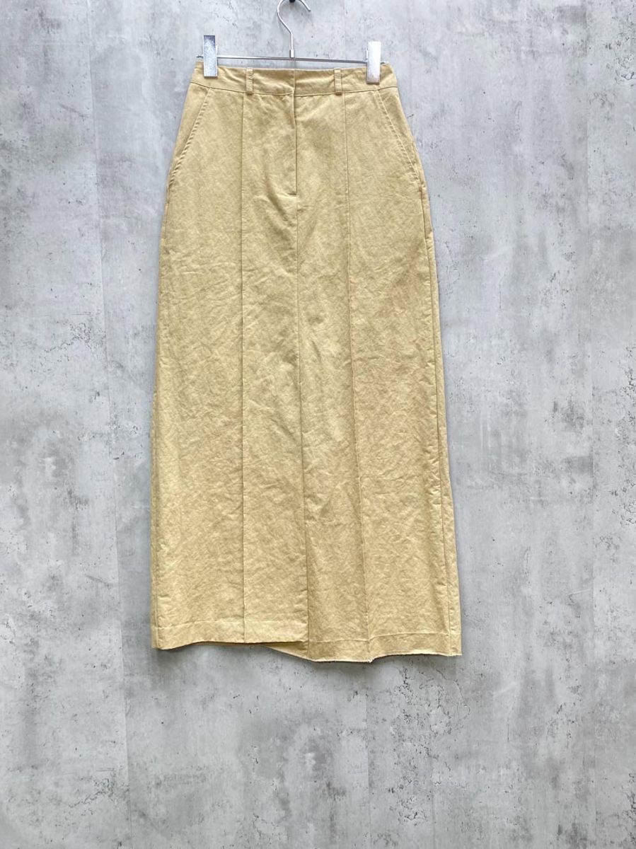 ゆうパケットOK El mar エルマール ロング スカート size36/ベージュ ■◇拍卖