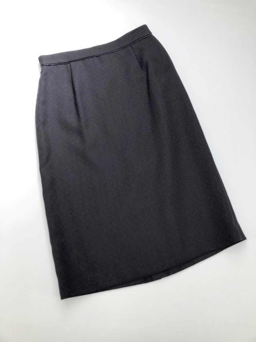 ゆうパケットOK ■新品 NOLLEY’S ノーリーズ 9-0055-1-06-001 タイト スカート size40/ネイビー ■■◎拍卖