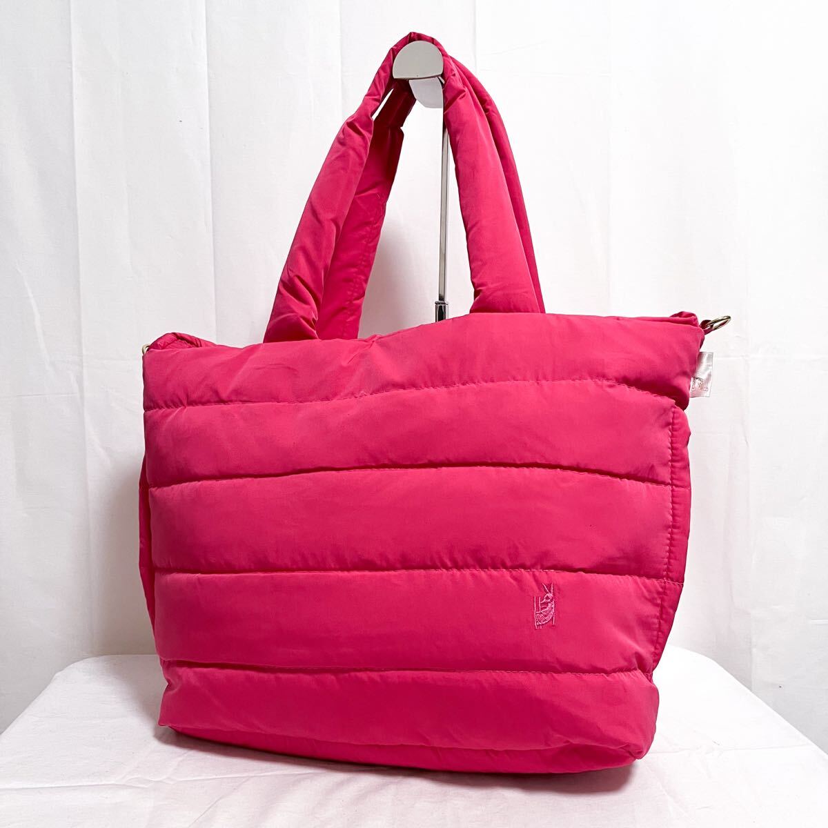 和700★ ROOTOTE ルートート トートバッグ 肩掛けバッグ ビッグ ピンク レディース拍卖